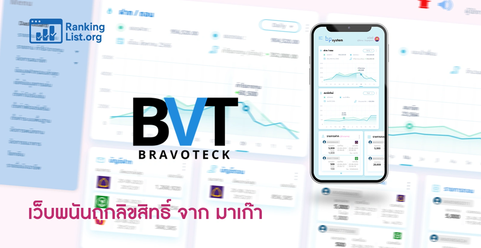 BRAVOTECK เว็บพนันถูกลิขสิทธิ์